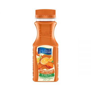Al Rawabi No Sugar Added Orange Carrot Juice 200ml