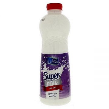 Al Rawabi Super Milk Low Fat 1ltr