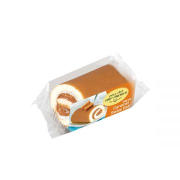 Chef Premium Mini Swiss Roll Caramel 50gm