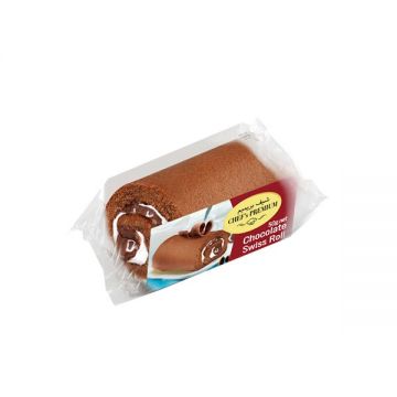 Chef Premium Mini Swiss Roll Chocolate 50gm