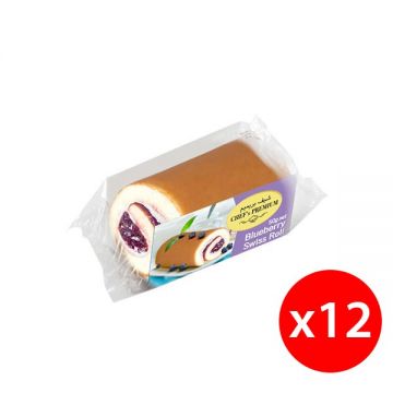 Chef Premium Mini Swiss Roll Blueberry 12x50gm