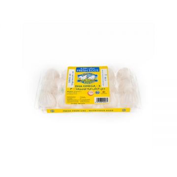 Al Rawdah Fresh Dha Omega 3 White Egg 15 Pcs