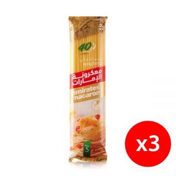 Emirates Macaroni Spaghetti 3x400gm