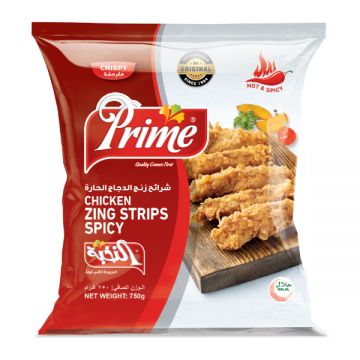 Prime Chcken Zing Strips Spicy 750gm