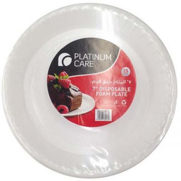 Falcon Foam Plate 7" 25