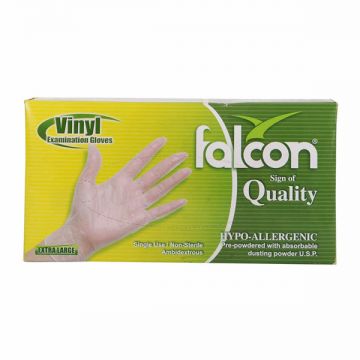 Falcon Vinyl Gloves X-large 100s