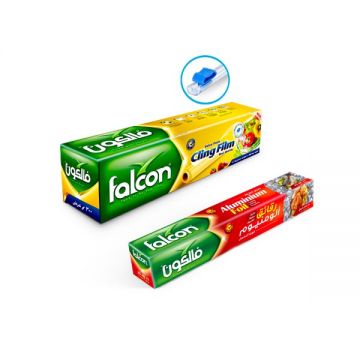 Falcon Cling Film 1.3kg+cutter+25 Sqft