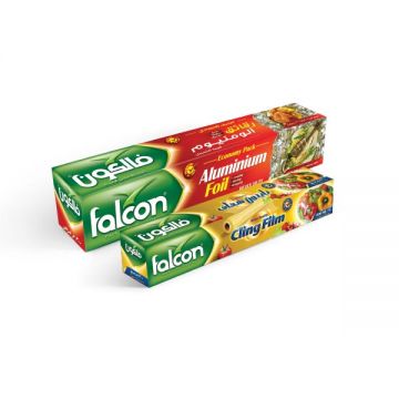 Falcon Aluminum Foil 1.8 Kg+cling Film 100 Sq