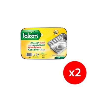 Falcon Aluminum Container 20 Pcs