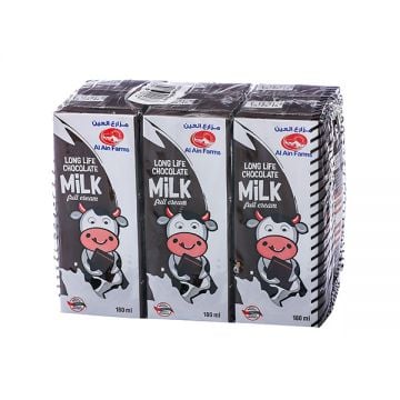 Al Ain Chocolate Milk 6x180ml