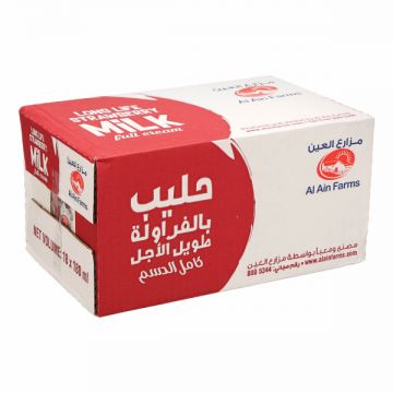 Al Ain Full Cream Milk Strawberry 18x180ml