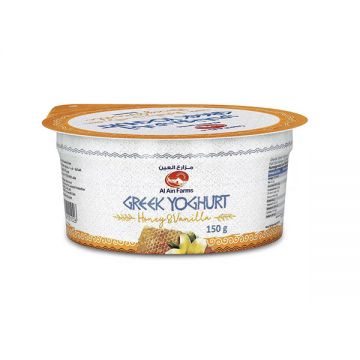 Al Ain Greek Yoghurt Honey Vanilla 150gm