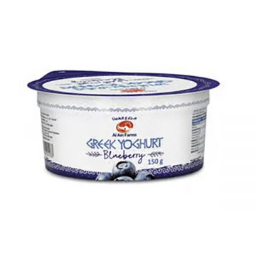 Al Ain Greek Yoghurt Blueberry 150gm