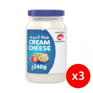 Al Ain Cream Cheese 3x240gm