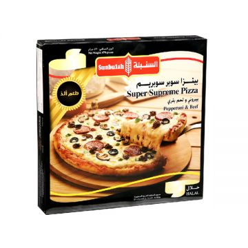 Sunbula Frozen Pizza Pepperoni & Beef 470gm