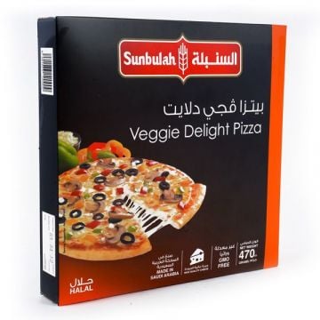 Sunbulah Frozen Pizza Veggie Delight 470gm