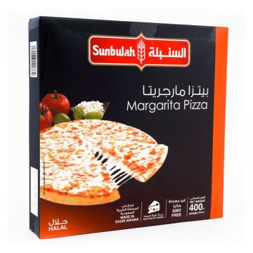 Sunbulah Frozen Pizza Margherita Premium Mozzarella 400gm