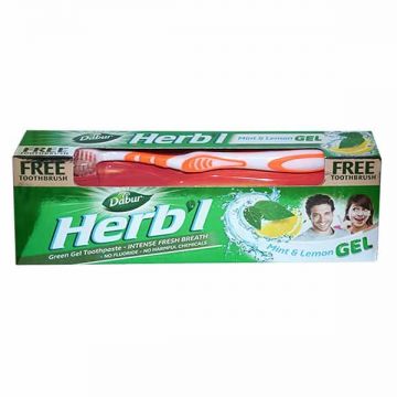 Dabur Herbal Toothpaste 150Gm+Brush Freee