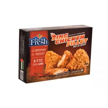 Farm Fresh Frozen Zing Chicken Fillet 420 Gm