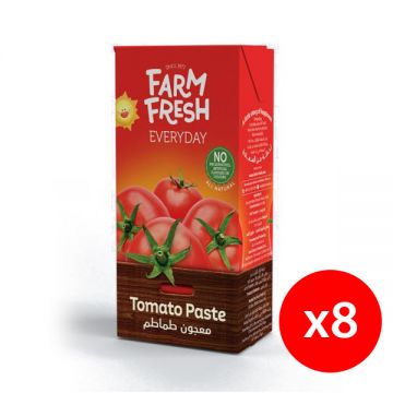 Farm Fresh Tomato Paste Tetra Pack 8x135gm