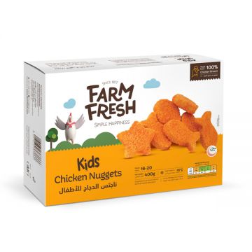 Farmfresh Frozen Kids Nuggets 400gm