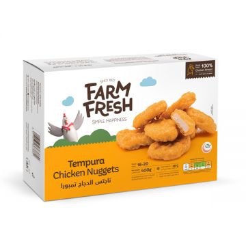 Farmfresh Frozen Tempura Chicken Nuggets 400gm