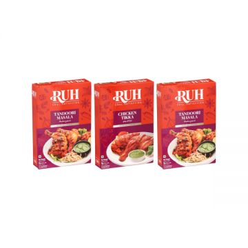 Ruh Tandoori 2x50gm+chicken Tikka 50gm