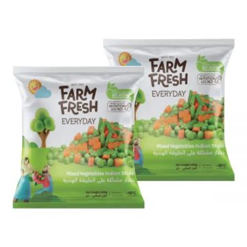 Farmfresh Mix Vegetable Indian Style 2x400gm