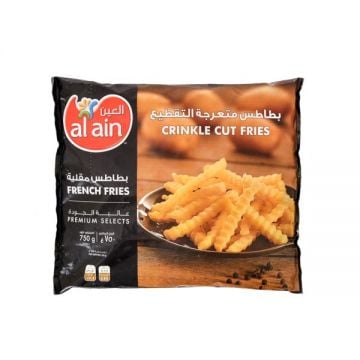 Al Ain Frozen French Fries Crinkle 750gm