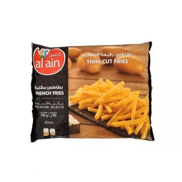 Al Ain Frozen Fries Thin Cut 750gm