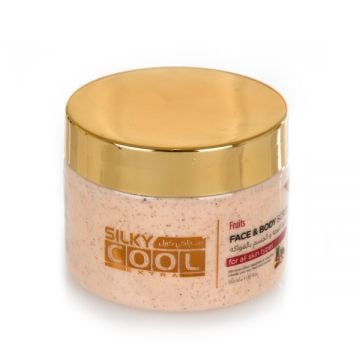 Silky Cool Face & Body Fruit Scrub 350ml