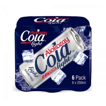 Alokozay Soft Drink Cola Light 250ml Pack Of 6