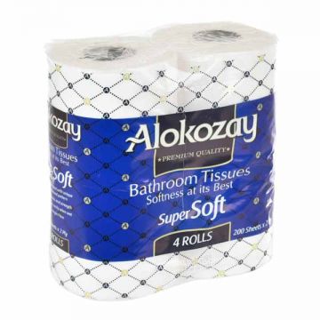 Alokozay Bathroom Tissues 2Ply 4X200S