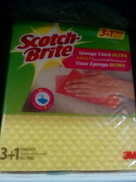 3M Scotch Brite Sponge Cloth Ultra 3+1