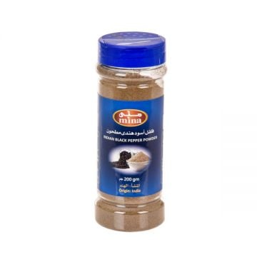 Mina Black Pepper Powder Bottle 200gm