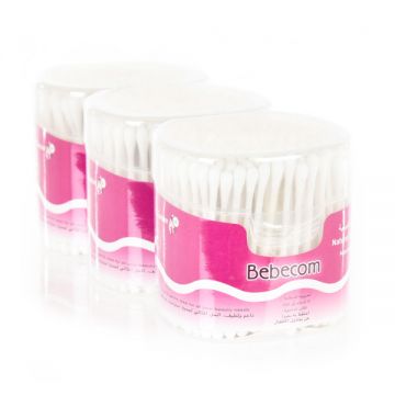 Bebecom Coton Pvc Ear Buds (200Sx3Dr)