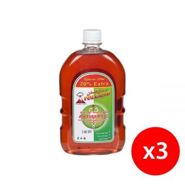 Volcano Antiseptic Liquid 3x625ml