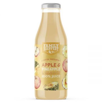 Family Harvest No Sugar Added Apple Juice