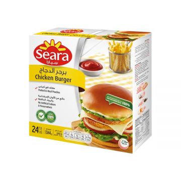 Seara Un-breaded Chicken Burger 24s 1344gm