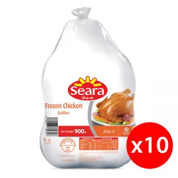 Seara Frozen Whole Chicken 900gm Pack Of 10