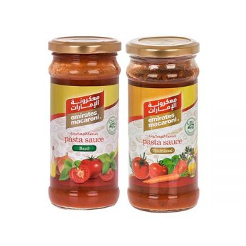 Emirates Pasta Sauce Traditional 350gm+basil 350gm