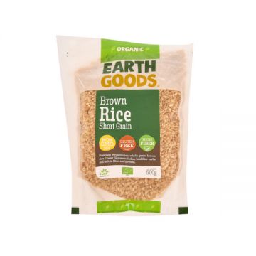 Earth Goods Organic Short Brown Rice 500gm