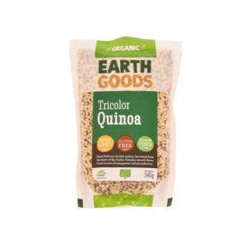 Earth Goods Organic White Tricolor Quinoa 340gm