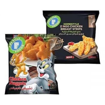 Freshly Foods Frozen Zing O Chicken Strips 500gm+nugget 750gm