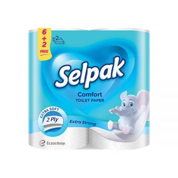 Selpak Toilet Paper 6+2 Rolls