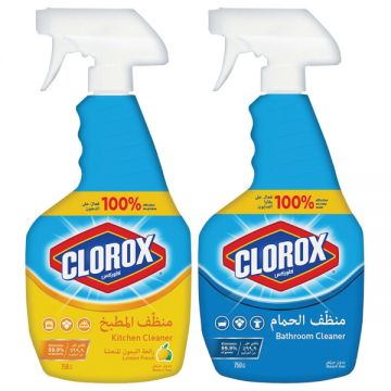 Clorox Multipurpose Cleaner 750ml+kitchen Cclaener 500ml