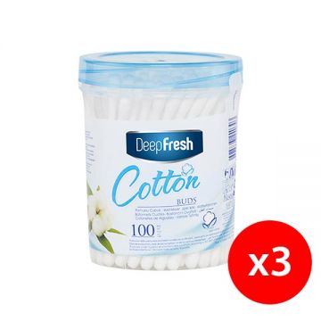 Deep Fresh Cotton Buds 3x100 Count