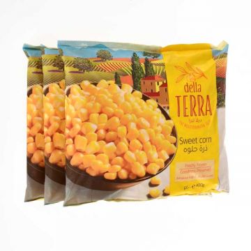 Della Terra Frozen Sweet Corn 3x400gm