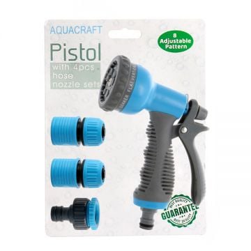 Aqua Craft Pistol Hose Nozzle Set 4pcs