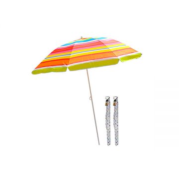 Picnic Time Fabric Beach Umbrella 180cm With Bag